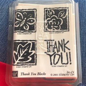 Stamping up Thank You Stamp Set